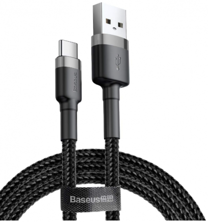 CABLE DE CARGA TRENZADO BASEUS USB A USB C 2M